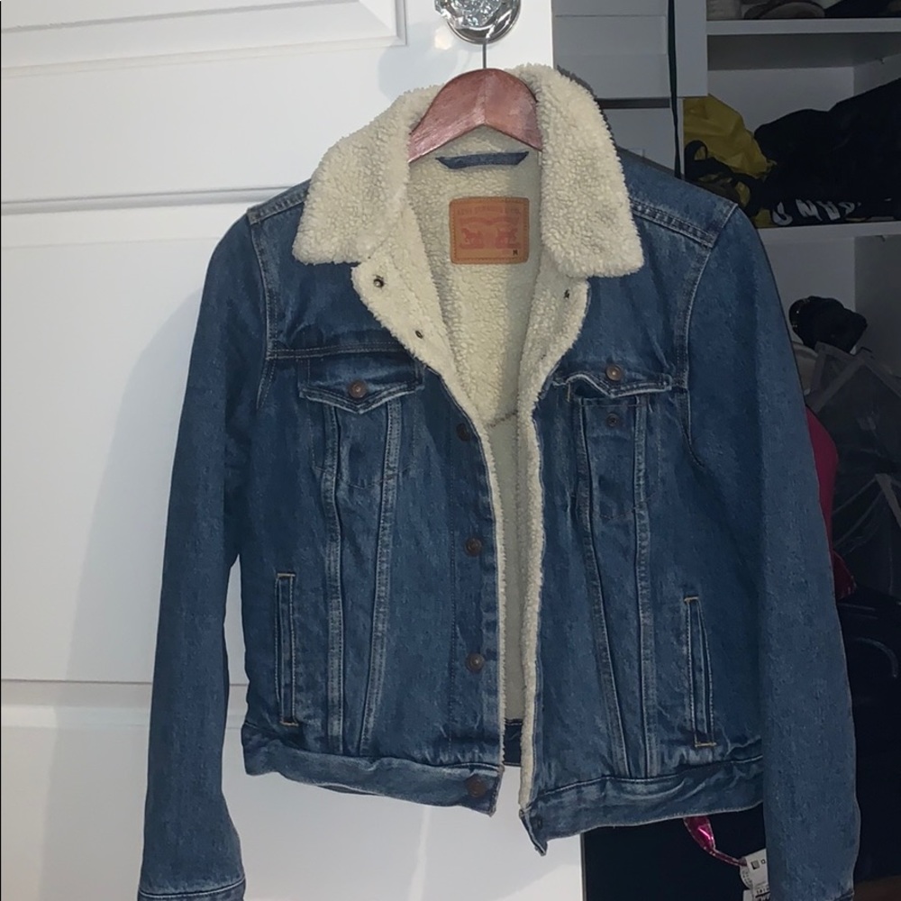 Levi Fur Jean Jacket